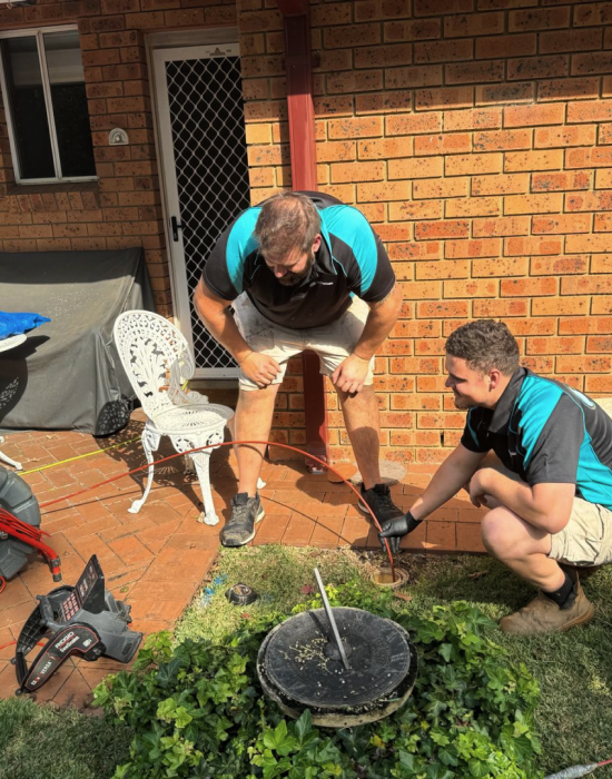 Our plumbers with cameras to help identify what's blocking your drain.